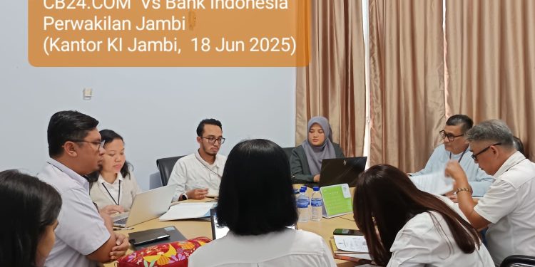 Media Online Channelberita24.com Dan BI Jambi Clearkan Sengketa Lewat Jalur Mediasi