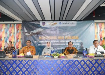 Jasa Raharja Perkuat Kolaborasi bersama stakeholder Transportasi Udara melalui Monitoring dan Evaluasi Data Penumpang Angkutan Udara Domestik di Bandara I Gusti Ngurah Rai, Bali