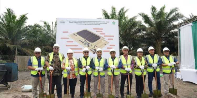 Pabrik Gas Biometan Pertama dari Limbah Kelapa Sawit Mulai Dibangun PTPN IV di Simalungun