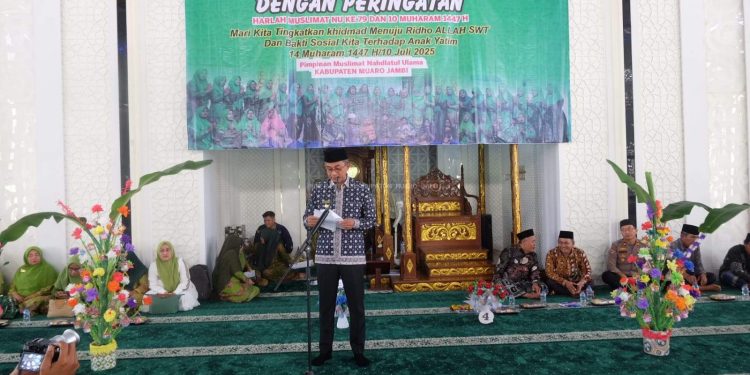 Wakil Bupati Muaro Jambi Junaidi H. Mahir Hadiri Acara Peringatan Harlah Muslimat NU ke-79 dan Peringatan 10 Muharram 1447 H