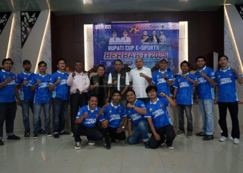 Wakil Bupati Muaro Jambi Junaidi H. Mahir Hadiri Pembukaan Kejuaraan Bupati Cup E-Sport Berbakti 2025
