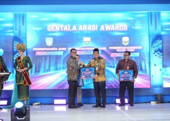 Pemerintah Kabupaten Muaro Jambi Meraih penghargaan dalam gelaran Gentala Arasi Award Tahun 2025