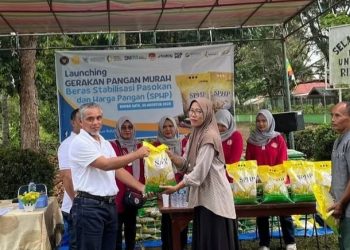 PTPN IV Regional 4 Jambi-Sumbar Gelar Gerakan Pangan Murah di Tebo, Sediakan 2 Ton Beras SPHP
