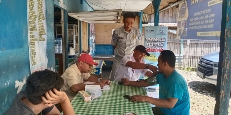 Jasa Raharja Muara Bungo Gelar Pemeriksaan Kesehatan Gratis