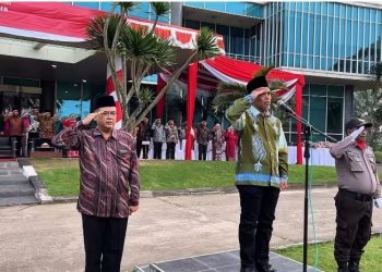 Upacara Peringatan Kemerdekaan Republik Indonesia ke-80 di PTPN IV Region Office Regional 4 Jambi-Sumbar