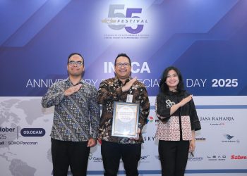 Dukung Keselamatan dan Keamanan di Industri Penerbangan, Jasa Raharja Terima Penghargaan pada HUT ke-55 INACA